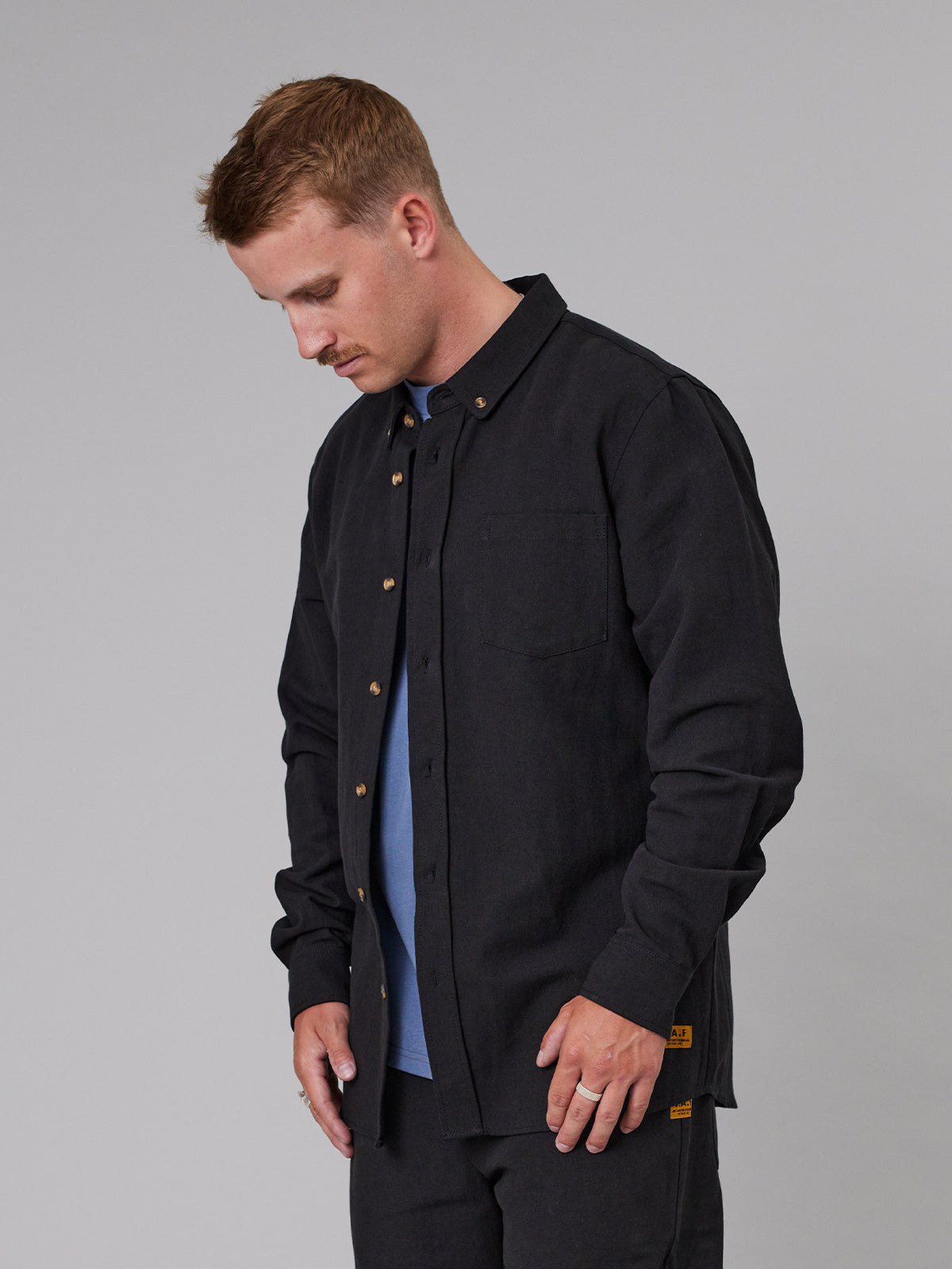 JAF // Anchorage Shirt DEEP BLACK