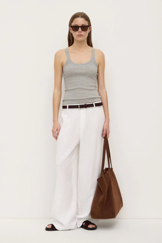 ASSEMBLY LABEL // Everyday Linen Pant WHITE