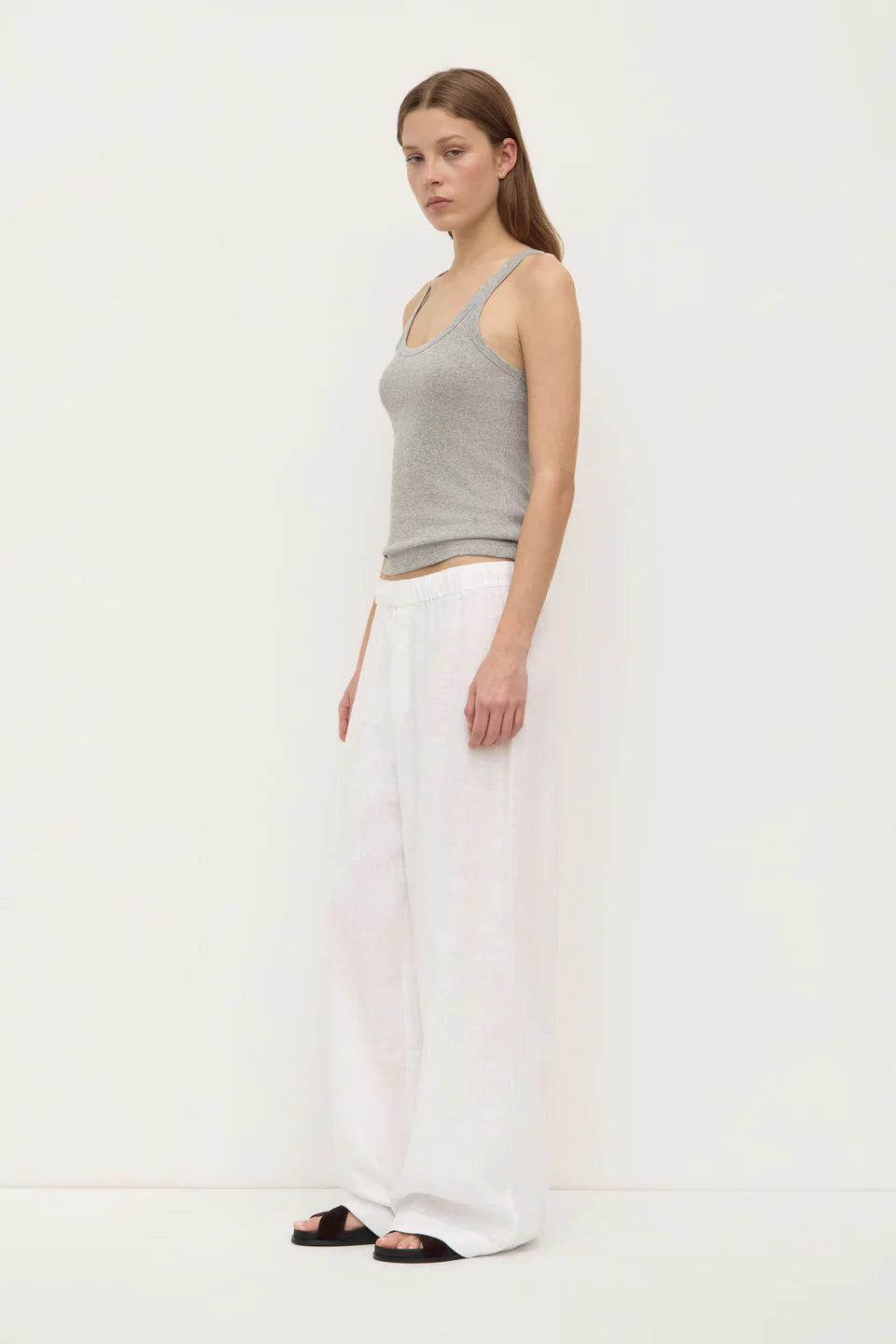 Everyday Linen Pant WHITE