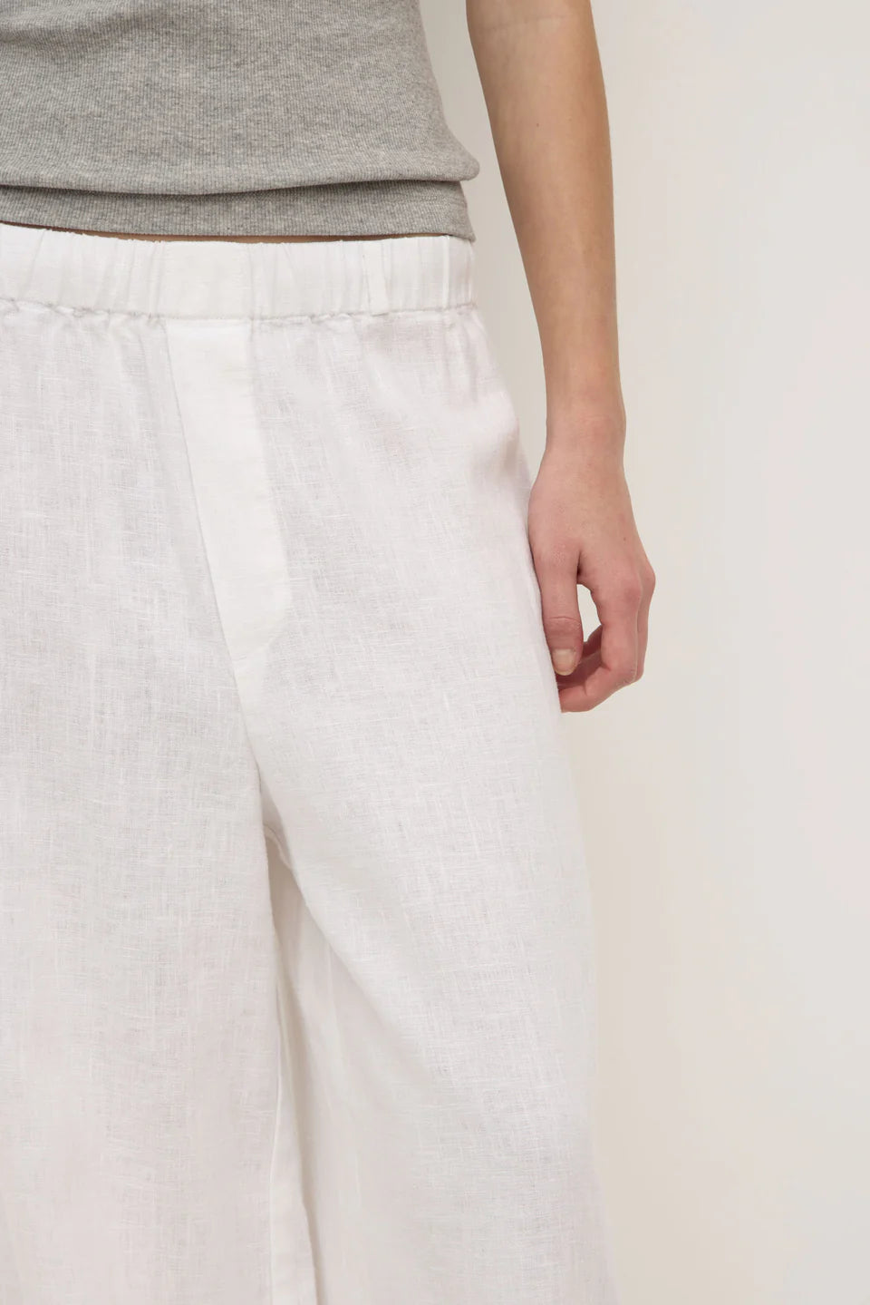 Everyday Linen Pant WHITE