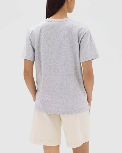 ASSEMBLY LABEL // Atelier Logo Tee True HEATHER GREY MARLE