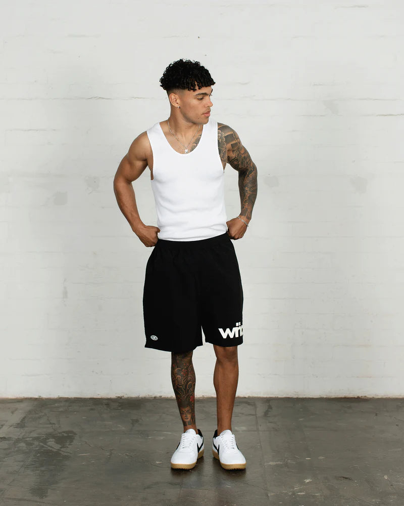 WNDRR // Accent Swim Short BLACK