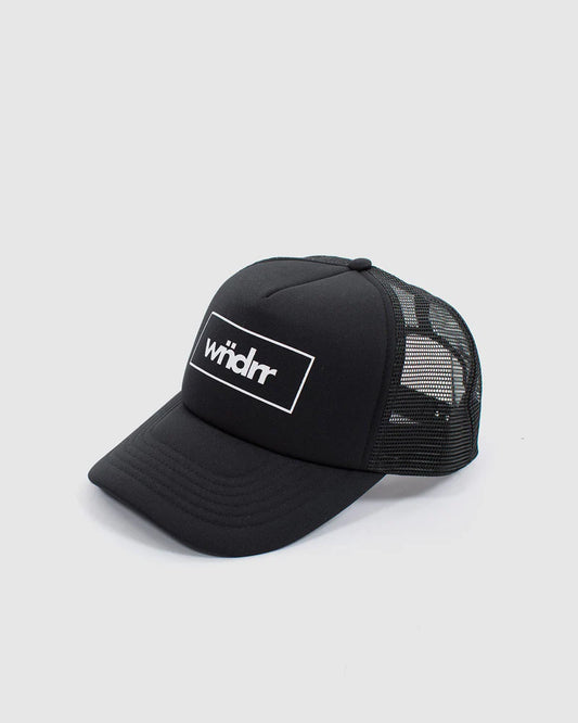 WNDRR // Accent Trucker Cap BLACK