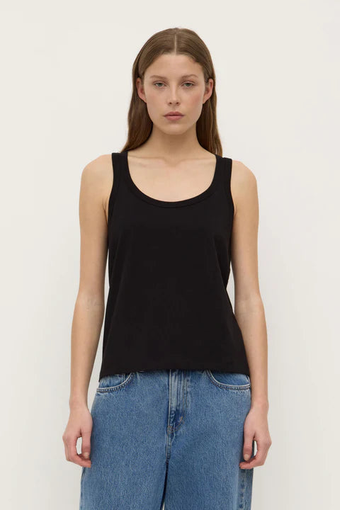 ASSEMBLY LABEL // Adria Jersey Tank BLACK