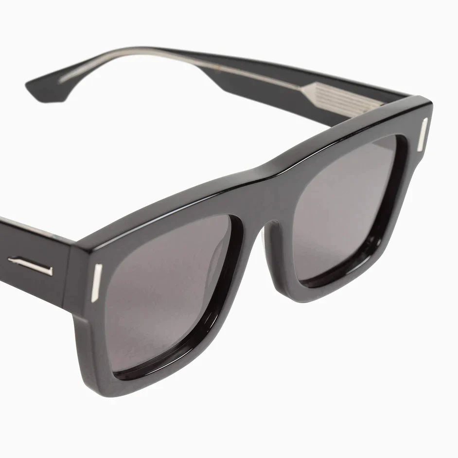 VALLEY // Alta GLOSS BLACK SILVER TRIM BLACK LENS