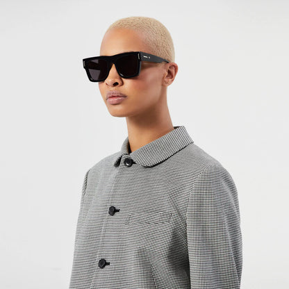 VALLEY // Alta GLOSS BLACK w. SILVER TRIM/BLACK LENS