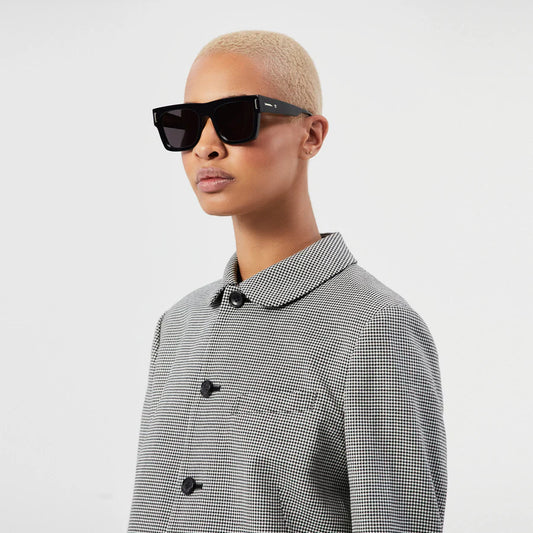 VALLEY // Alta GLOSS BLACK w. SILVER TRIM/BLACK LENS