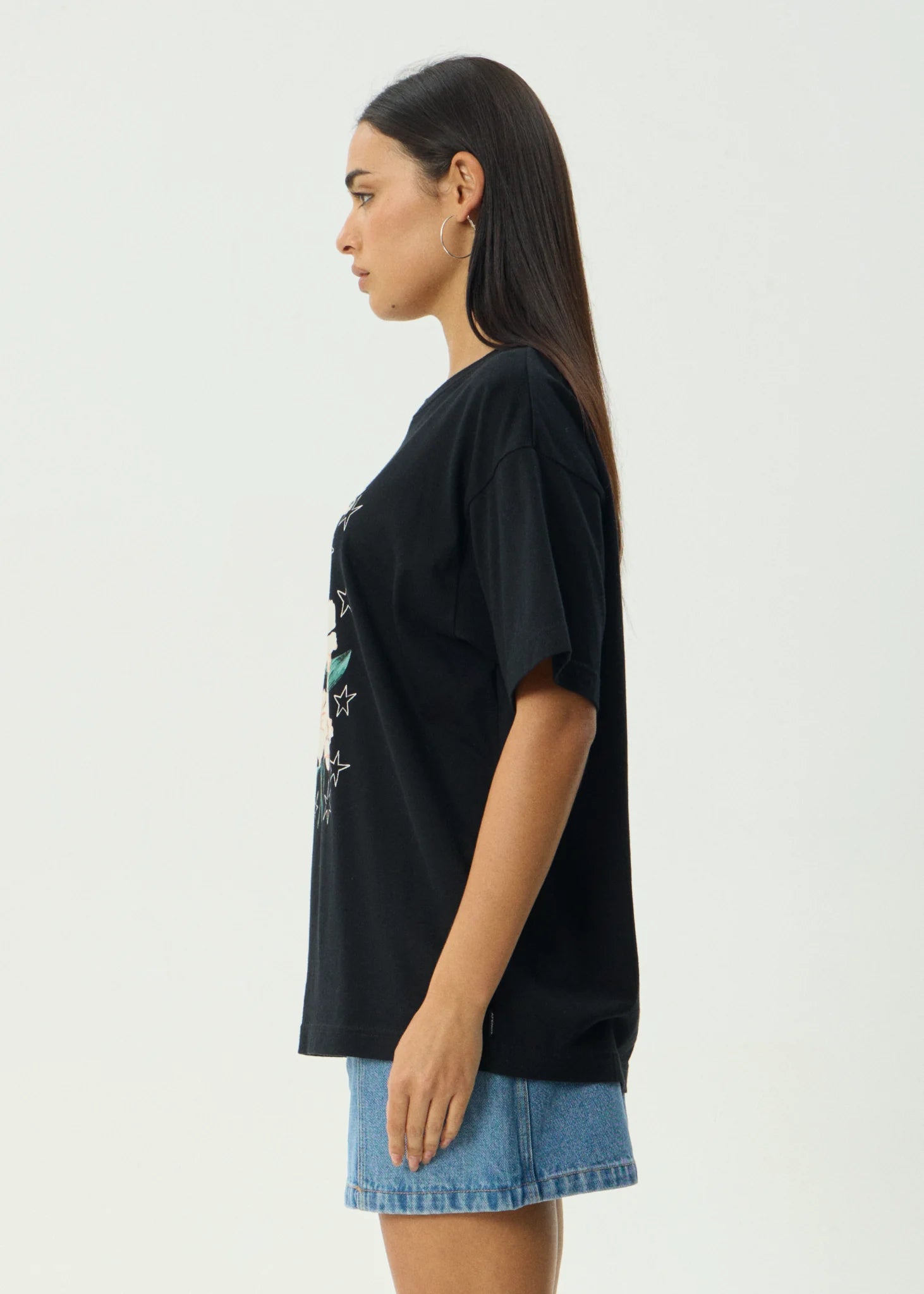 AFENDS // Anouk OS Tee BLACK