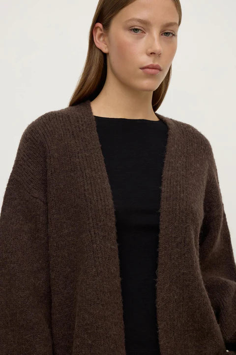 ASSEMBLY LABEL // Ariel Knit Cardigan DARK CHOC