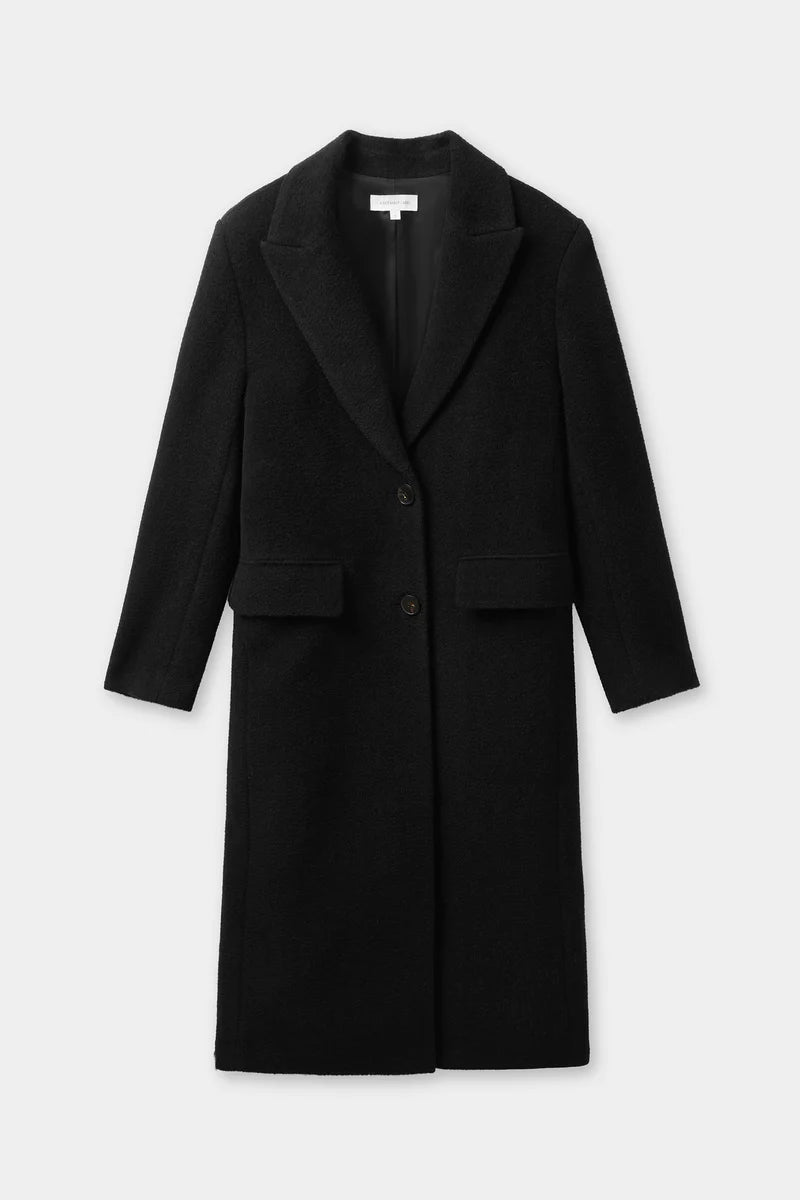 ASSEMBLY LABEL // Ricki Wool Blend Coat BLACK