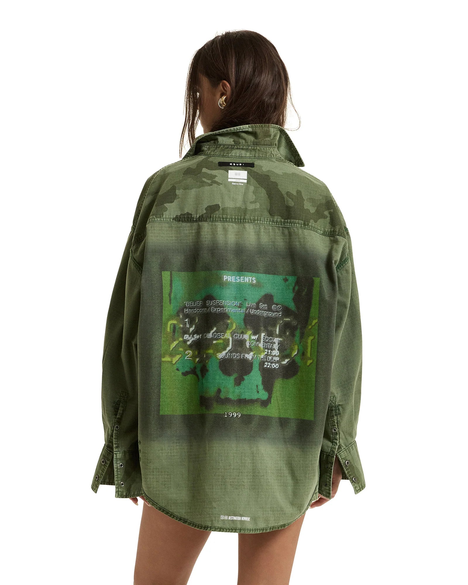 KSUBI // Astra Cargo Shirt HASH CAMO