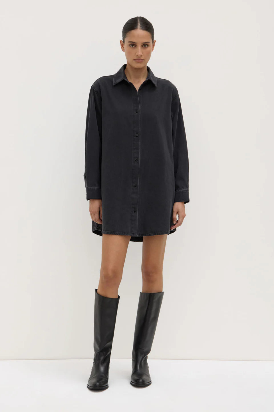 ASSEMBLY LABEL // Athena Denim Shirt Dress