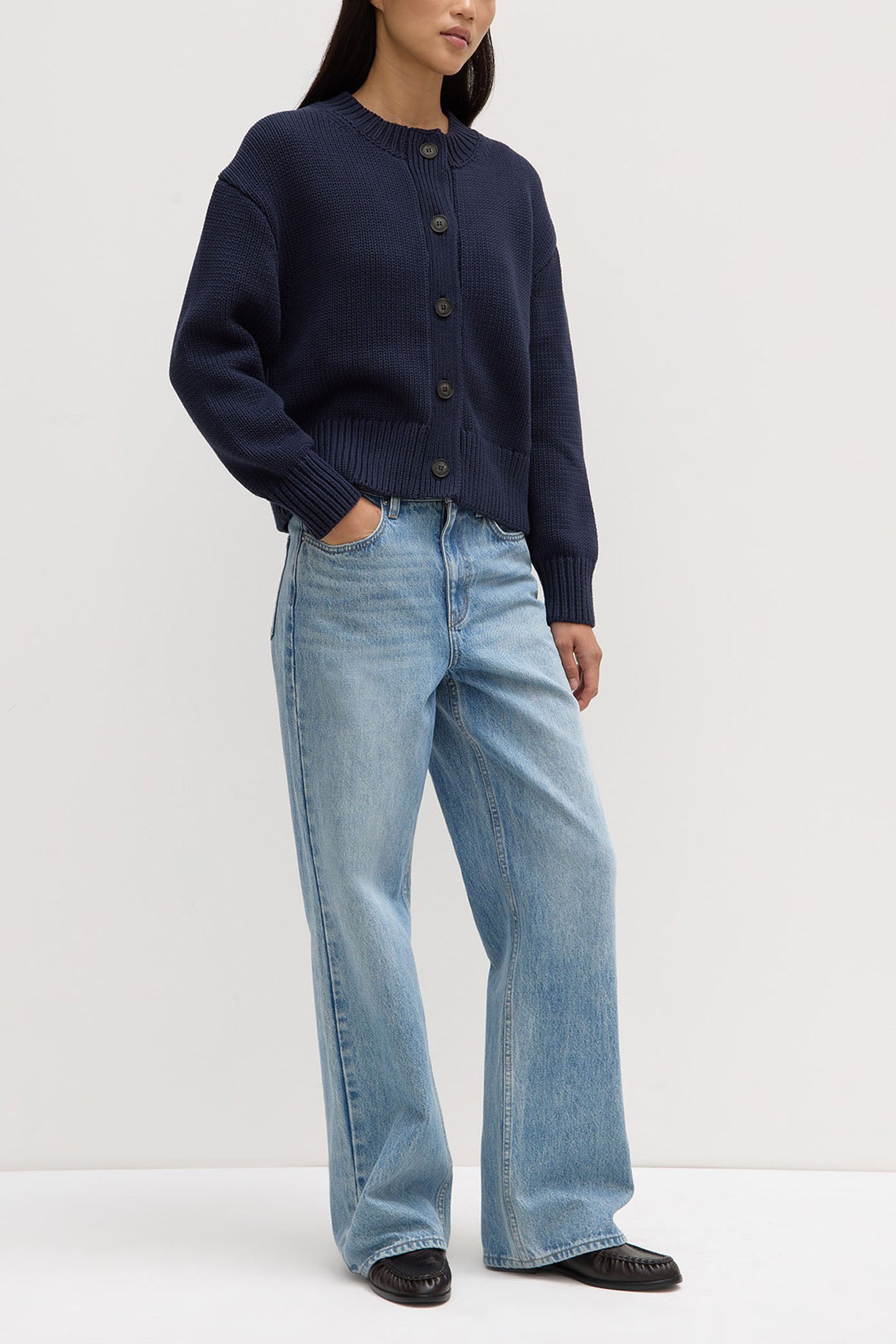 ASSEMBLY LABEL // Ava Knit Cardi INK