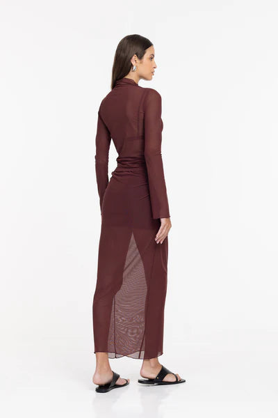 BLAK // Avelina Skirt MAROON