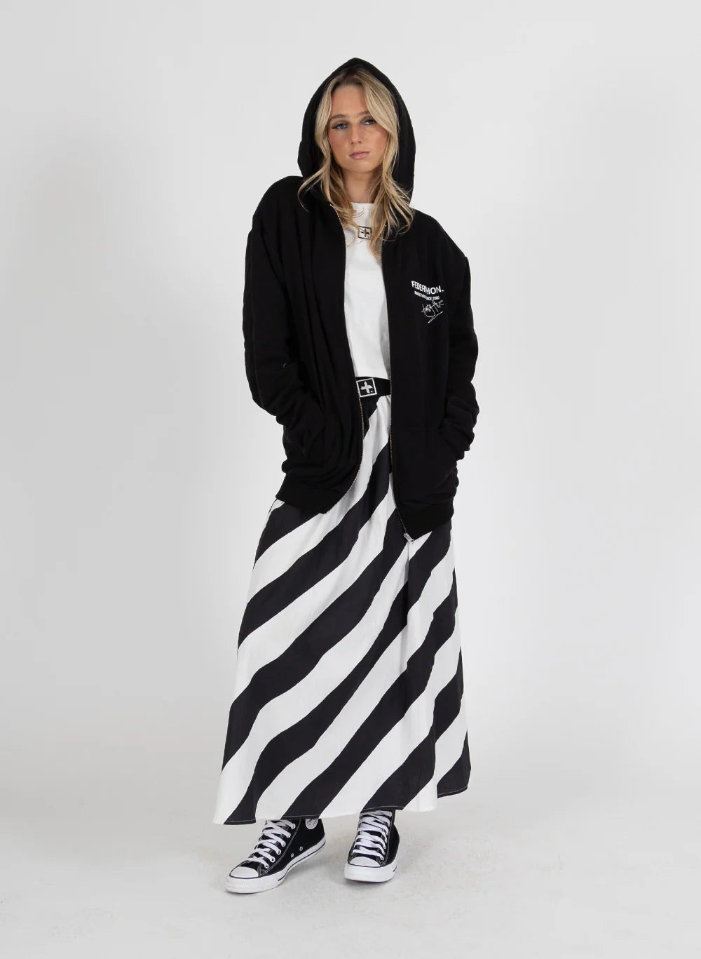 FEDERATION // Axel Zip Up Signed 25 BLACK