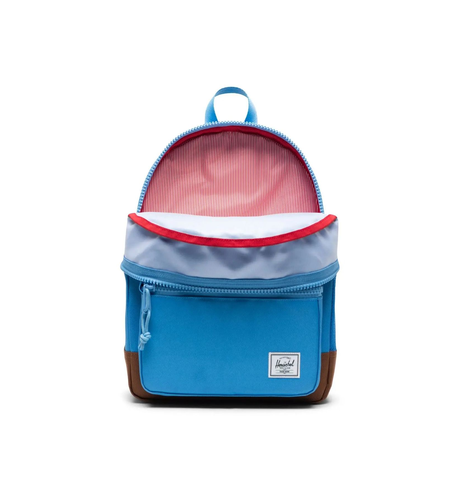 HERSCHEL // Heritage Youth Backpack AZURE BLUE/SADDLE BROWN