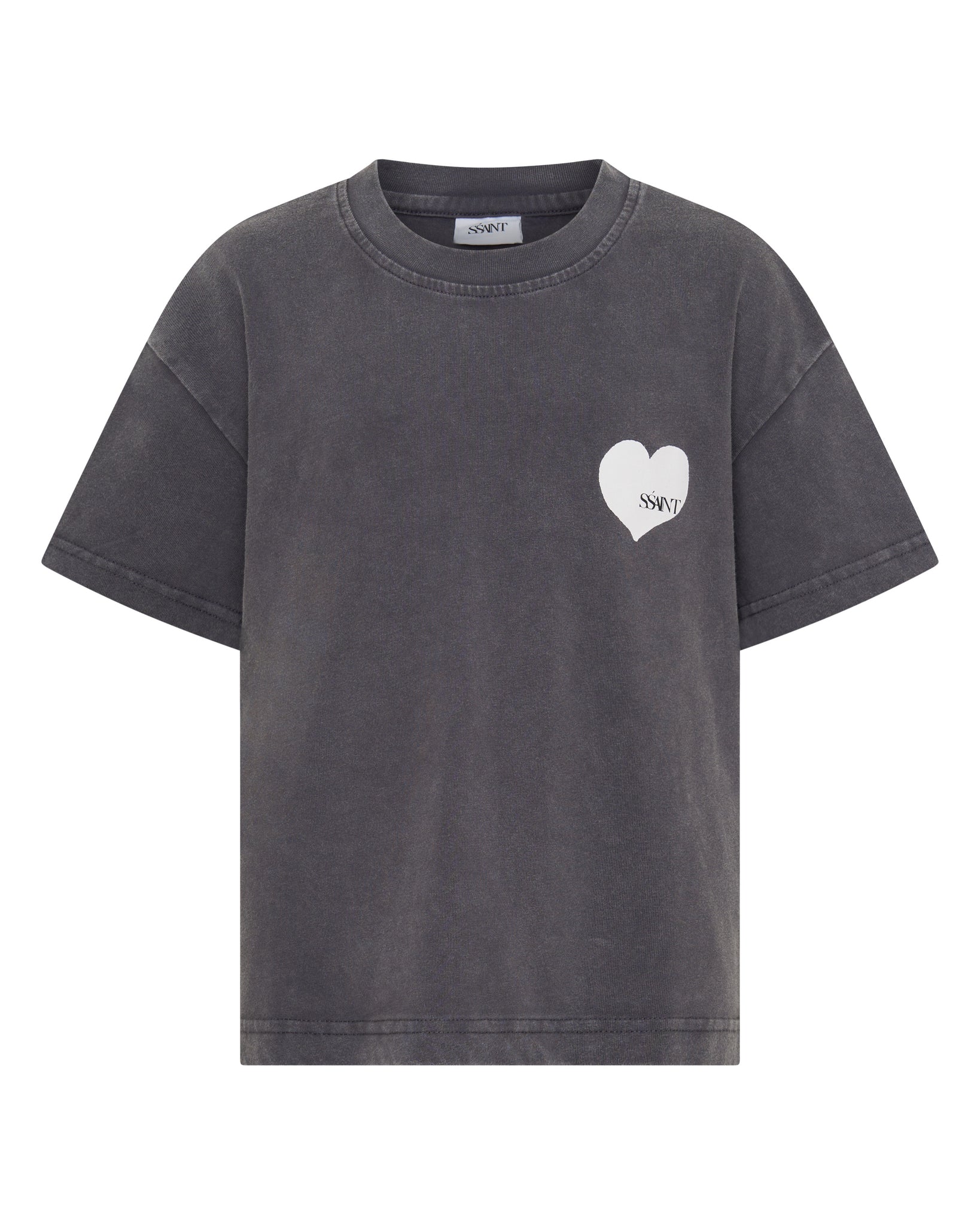 Kids Heart Tee CHARCOAL