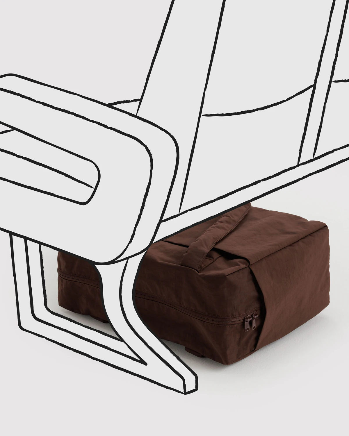 BAGGU // SMALL Cloud Carry-on COFFEE