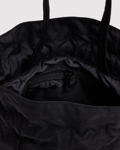 BAGGU // SMALL Nylon Drawstring Bag BLACK