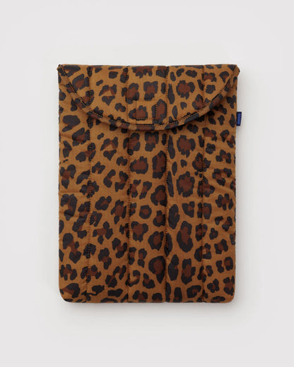 BAGGU // Puffy Laptop Sleeve 13"/14" LEOPARD