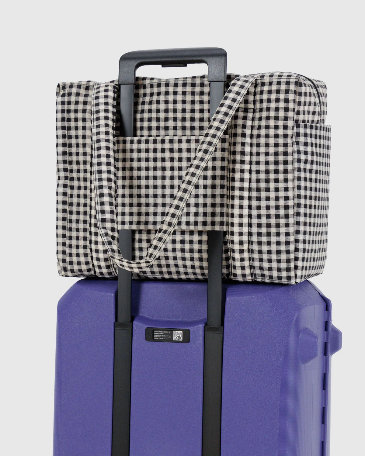 BAGGU // SMALL Cloud Carry-on GINGHAM