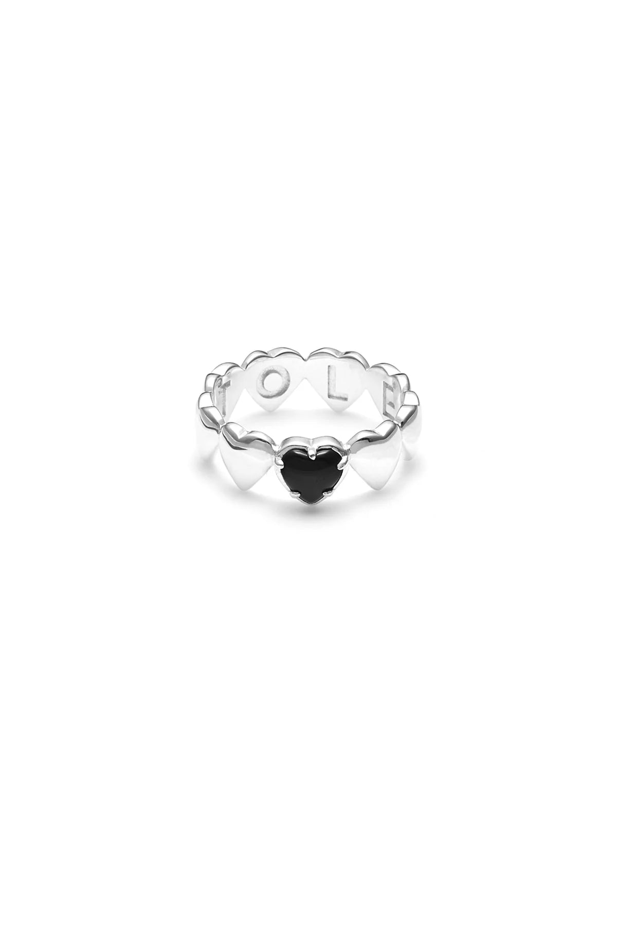 SGC // Band Of Hearts Ring ONYX