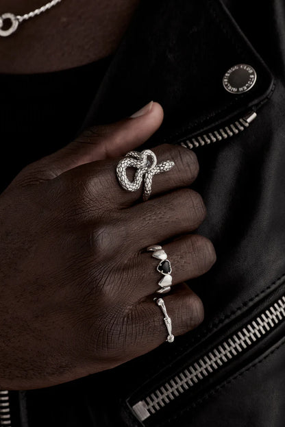 SGC // Band Of Hearts Ring ONYX