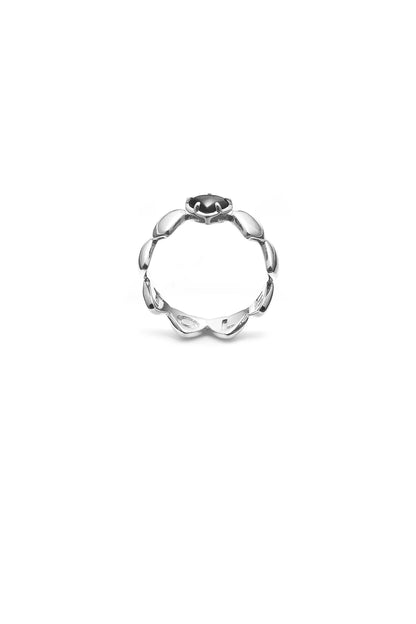 SGC // Band Of Hearts Ring ONYX