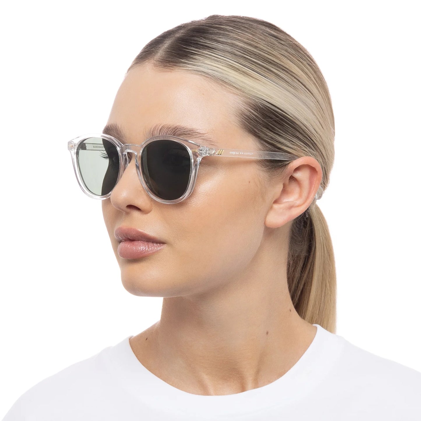 LE SPECS // POLARIZED Bandwagon CRYSTAL CLEAR