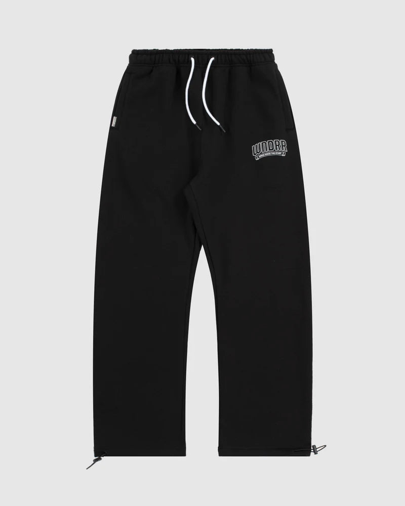 WNDRR // Banner Lounge Trackpant BLACK