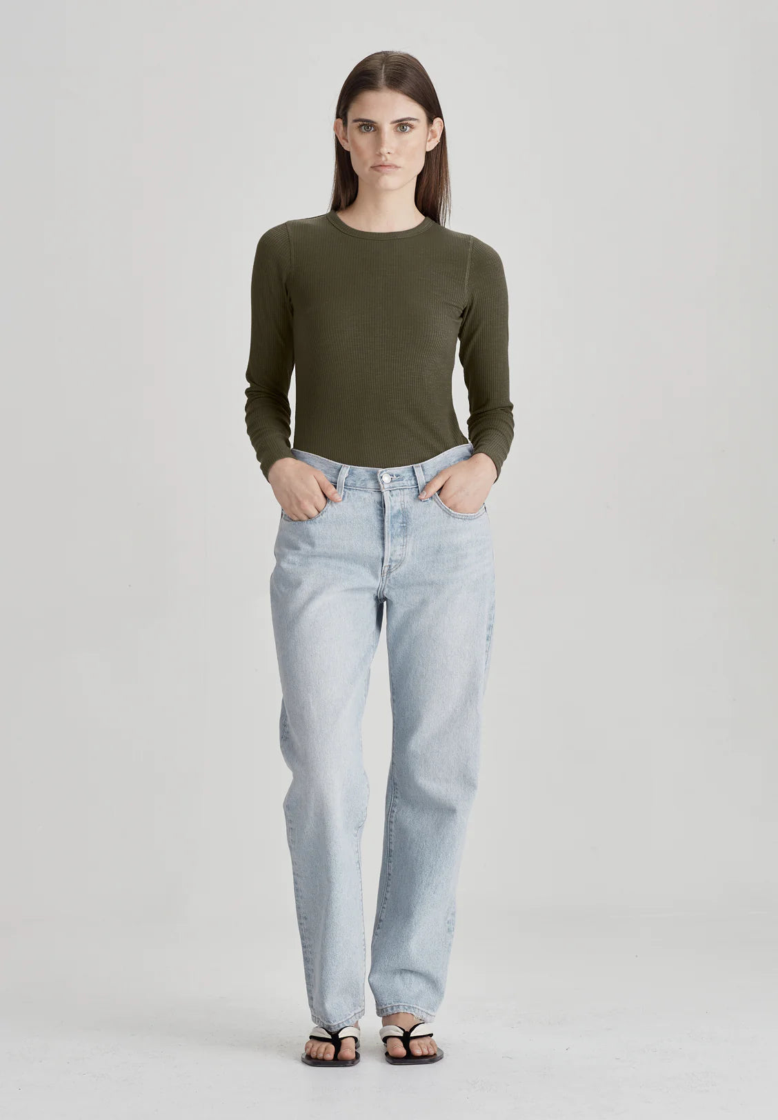 COMMONERS // Base Long Sleeve KHAKI