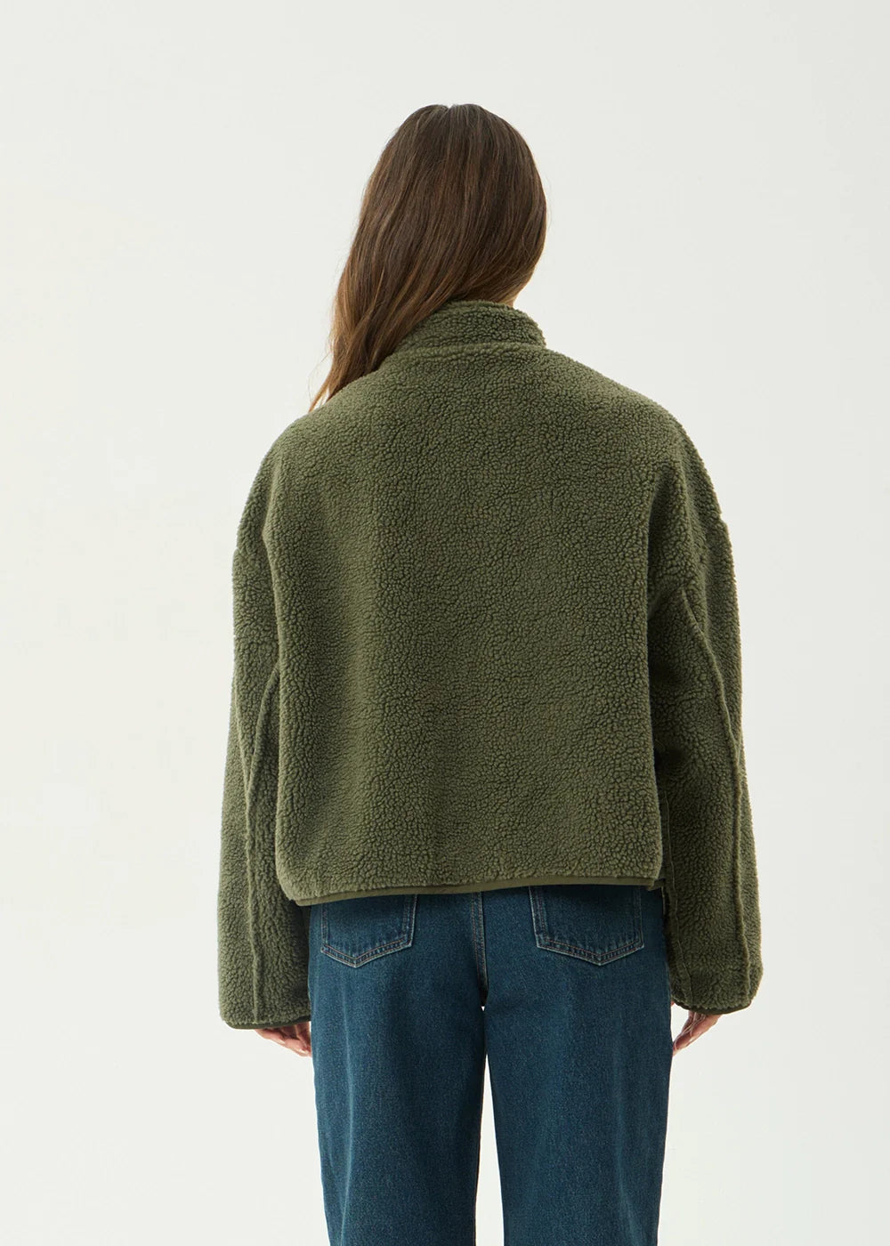 Berlin Reversible Fleece Jacket DEEP OLIVE