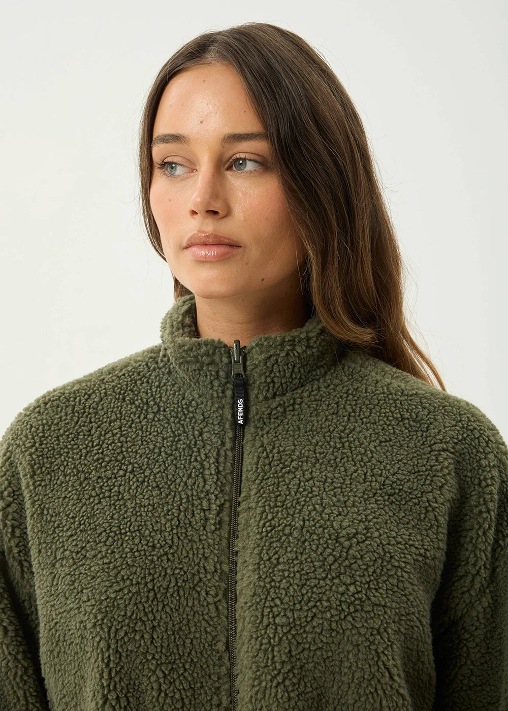 Berlin Reversible Fleece Jacket DEEP OLIVE