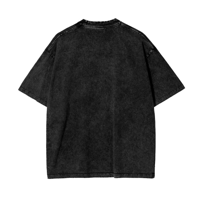 MAKU // Big Bow Tee Oversized ACID WASH