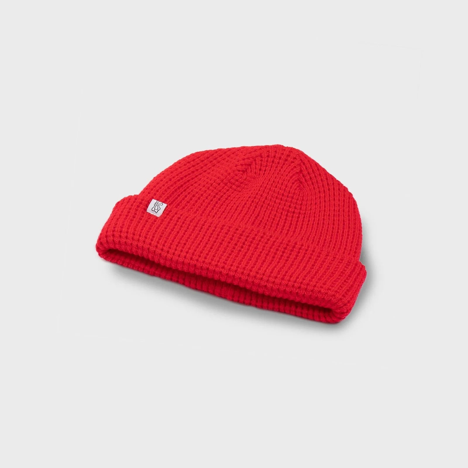 BILLY BONES // Waffle Knit Beanie CHERRY BOMB