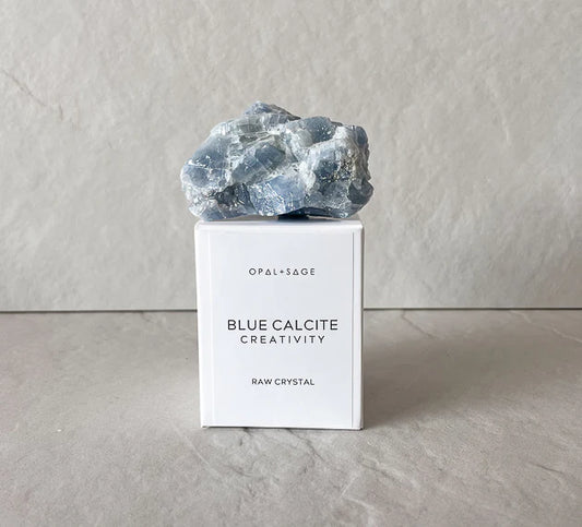 OPAL + SAGE // Blue Calcite CREATIVITY