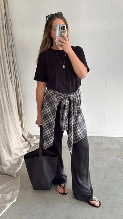 BEIGED // Blue Flannel Shirt