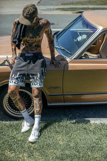 BILLY BONES // Burner Shorts WASHED BLACK