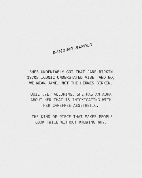 SAINT-RUE 22 // Bambino BAROLO