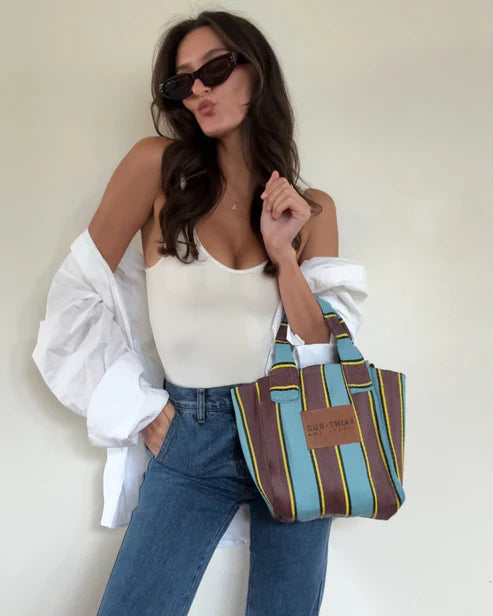 SAINT-RUE 22 // Bambino Tote BLUE CRUSH