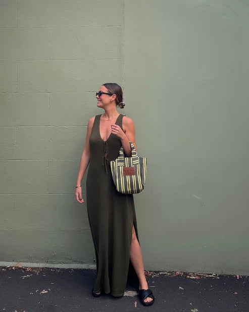 SAINT-RUE 22 // Bambino Tote OLIVE