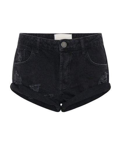 ONE TEASPOON // Bandit Low Waist Short DOUBLE BLACK
