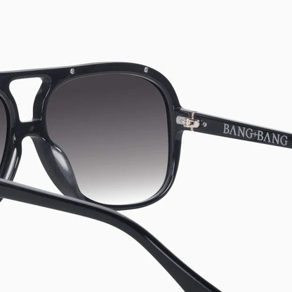 VALLEY // Bang Bang GLOSS BLACK w. GOLD METAL / BLACK GRADIENT LENS