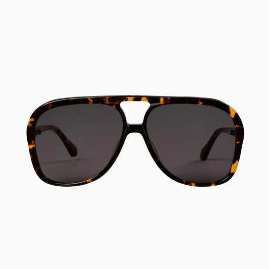 VALLEY // Bang DARK TORT w. MATTE BLACK METAL TRIM.BLACK LENS