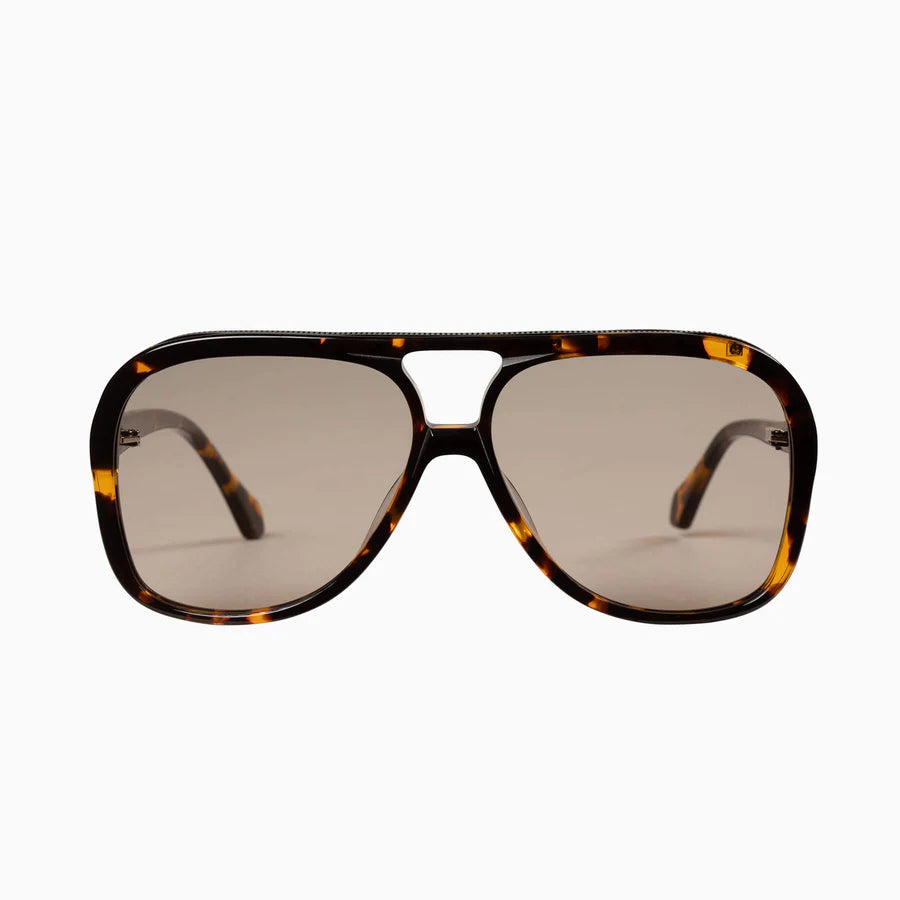 VALLEY // Bang DARK TORT w. MATTE BLACK TRIM/LIGHT BROWN LENS