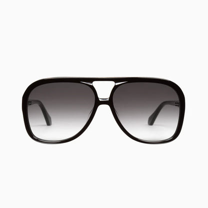 VALLEY // Bang GLOSS BLACK w. GOLD METAL TRIP / BLACK GRADIENT LENS