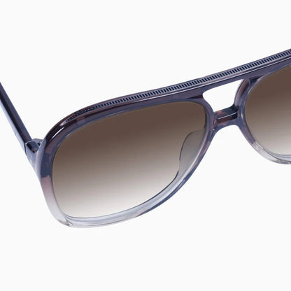 VALLEY // Bang SMOKEY QUARTZ FADE w. GUN METAL TRIM/BROWN GRADIENT LENS