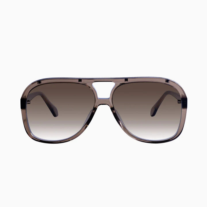 VALLEY // Bang TRANSPARENT MOCHA w. ROSE GOLD TRIM / BROWN GRADIENT LENS