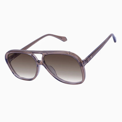 VALLEY // Bang TRANSPARENT MOCHA w. ROSE GOLD TRIM / BROWN GRADIENT LENS