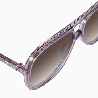 VALLEY // Bang TRANSPARENT MOCHA w. ROSE GOLD TRIM / BROWN GRADIENT LENS